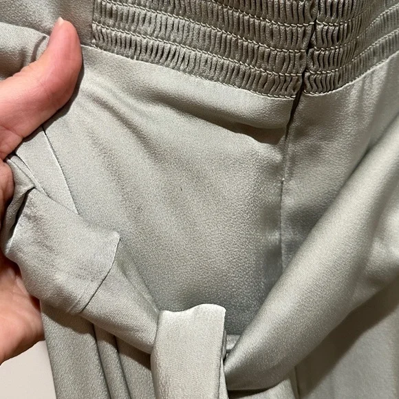 NWT Plus Size V. Chapman Dress June Corset Jacquard Front-Slit Gown Size 16 - Picture 14 of 14